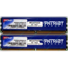 Память 1Gb (2x512Mb) DDR2 Patriot PSD251253381H pc4200 533MHz (Нижний Новгород)