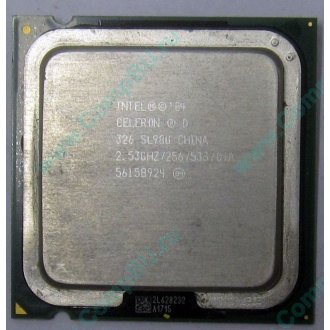 Процессор Intel Celeron D 326 (2.53GHz /256kb /533MHz) SL98U s.775 (Нижний Новгород)