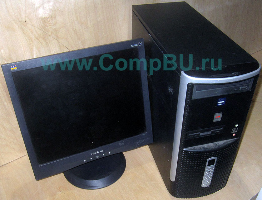 Комплект: одноядерный компьютер Intel Pentium-4 с 1Гб памяти и 17 дюймовый ЖК монитор (Нижний Новгород)
